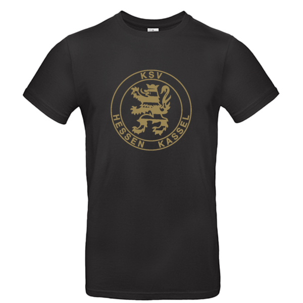 KSV T-Shirt Logo gold Erw. S