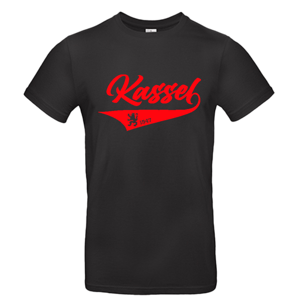 KSV T-Shirt College schwarz Logo rot Erw.