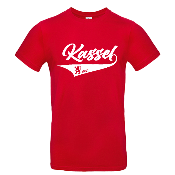 KSV T-Shirt College rot Logo weiß Erw. S