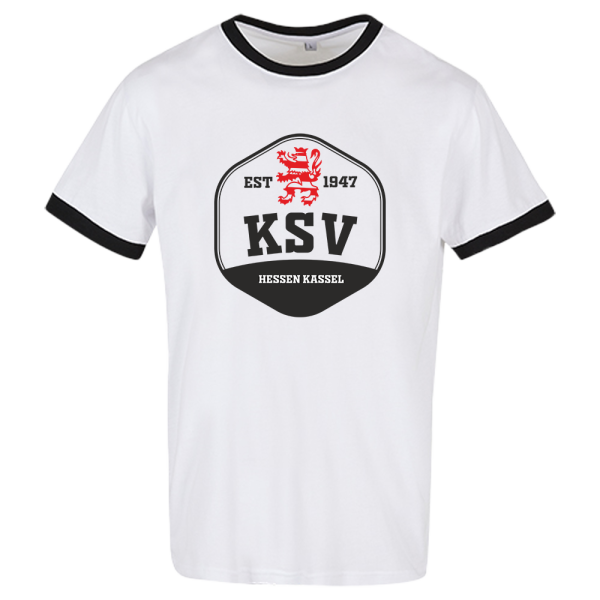 KSV T-Shirt Retro weiß Erw.