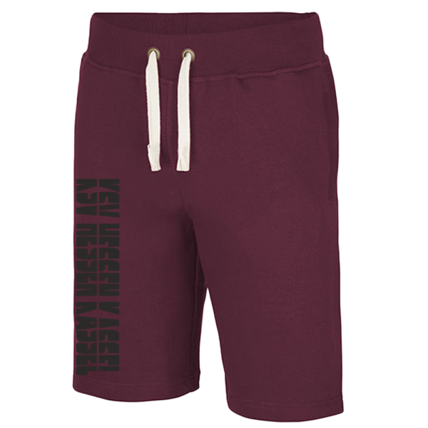 KSV Hose kurz burgundy Erw.