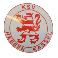 KSV Aufkleber Logo rot (Durchmesser 10 cm)