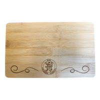 KSV Brotzeitbrettchen Holz Logo rechteckig