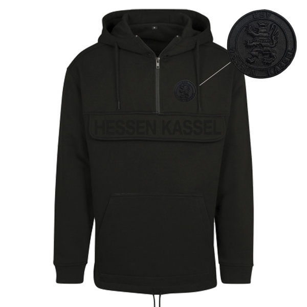 KSV Zip Hoodie black in black S