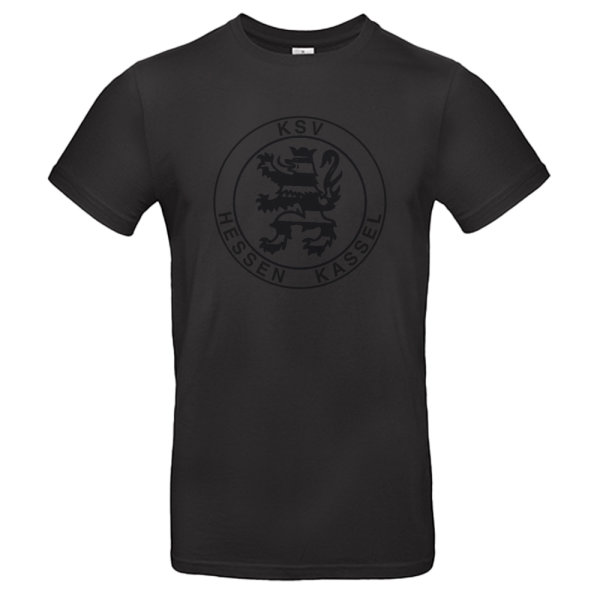 KSV T-Shirt black in black Logo M